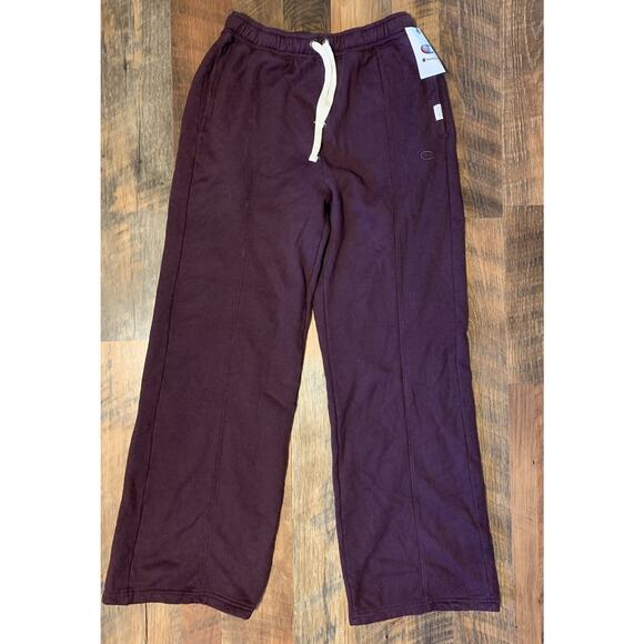 Champion Women’s Fleece Wide Leg Drawstring Jogging Pants - Picture 3 of 9